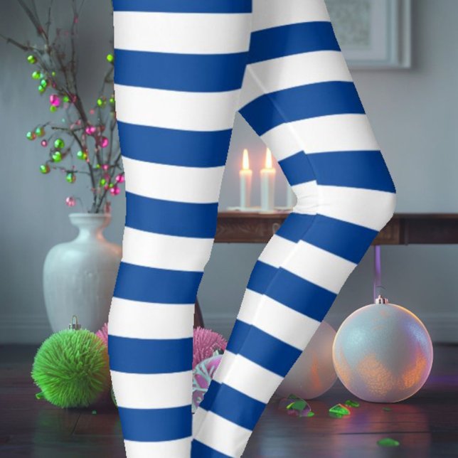 Legging Branco e Azul (Criador carregado)