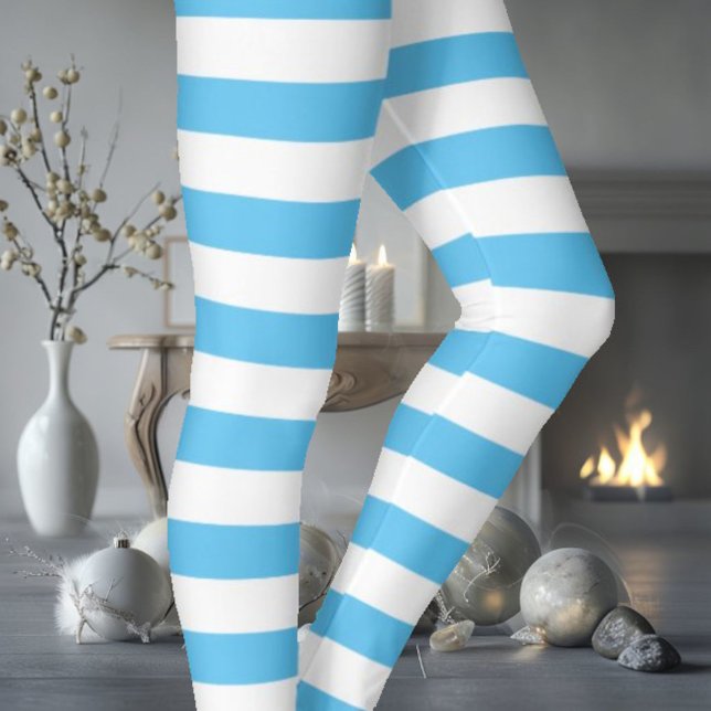 Legging Branco e Azul (Criador carregado)