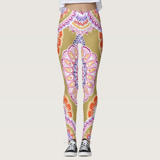 Legging Branco na cor 2 do cartão (Frente)