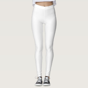 Legging Branco Simples Sólido
