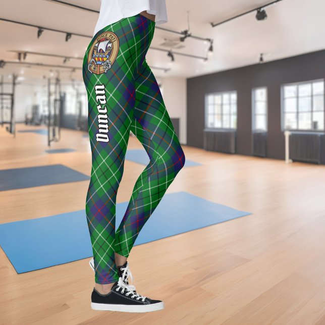 Legging Brasão do Clã Duncan sobre Tartan (Criador carregado)