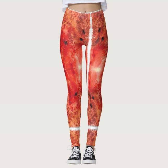 Legging Brasas Desdobrando-se (Frente)