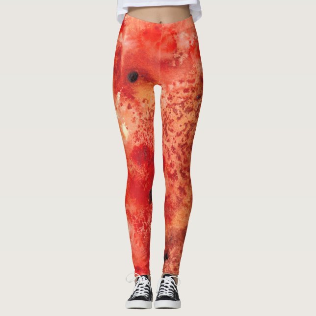 Legging Brasas Desdobrando-se (Frente)
