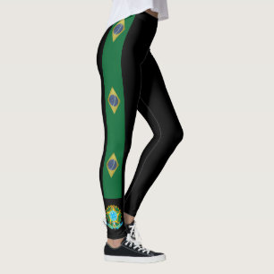 Legging Brasil listra a bandeira