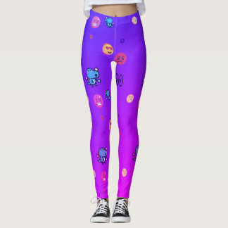 Legging bravo amor dinossauro emoji