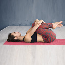 Legging Bright Red Tribe Art