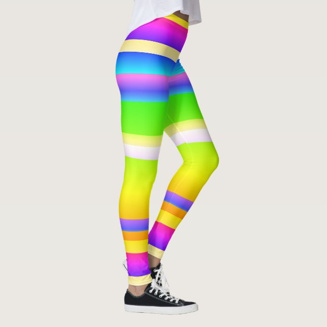 Legging Bright vibrant striped (Direita)
