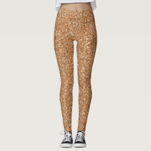 Legging Brilhante Marrom