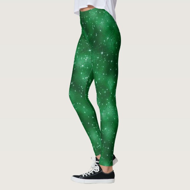 Legging Brilhante Verde (Esquerda)