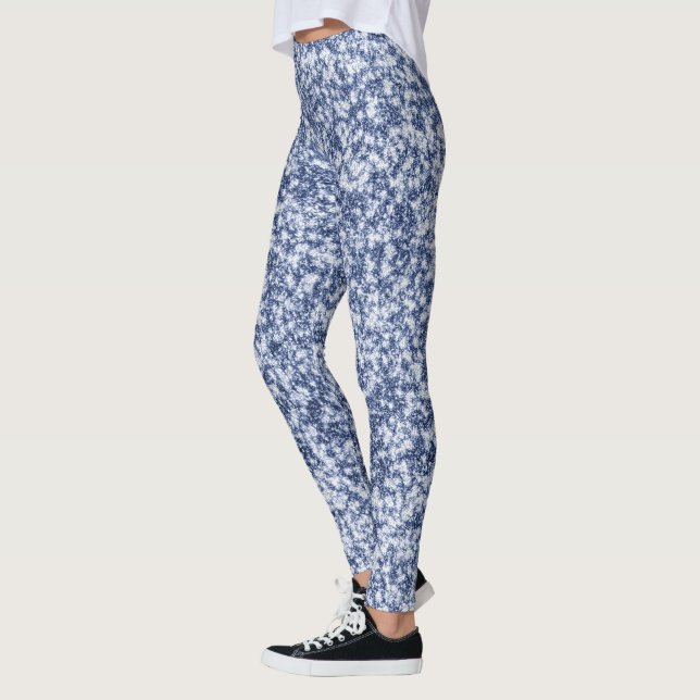 Legging Brilho Azul (Esquerda)