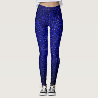Legging Brilho Azul Marinho