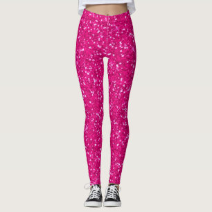 Legging brilho cor-de-rosa