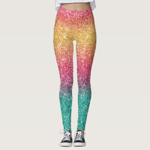 Legging Brilho de Arco-íris