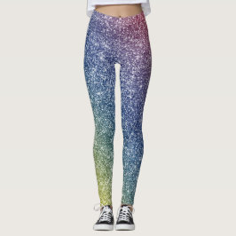 Legging Brilho de Arco-íris 
