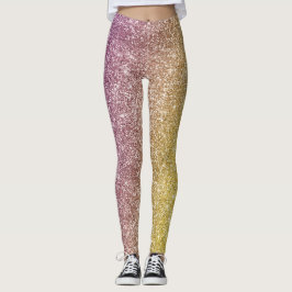 Legging Brilho de Arco-íris 