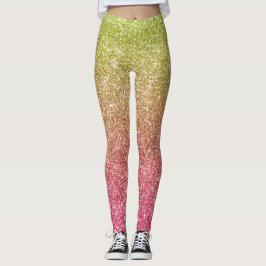 Legging Brilho de Arco-íris 