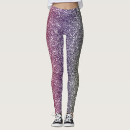 Legging Brilho de Arco-íris 