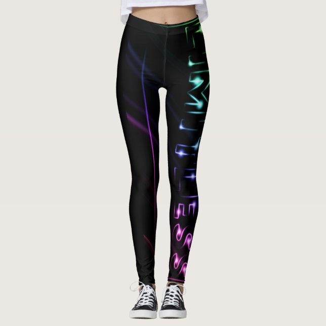 Legging Brilho De Neon Sem Limites (Frente)
