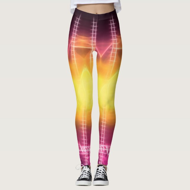 Legging Brilho Funky na Escuridão (Frente)