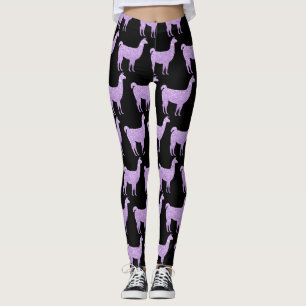 Legging Brilho Roxo Claro Espargos Lama
