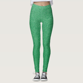 Legging Brilho Verde, Esparto, Fundo Brilhante