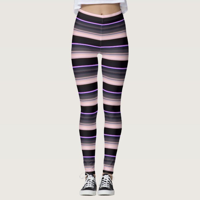 Legging Brisas de cinzas pretas, de safra, brancas (Frente)