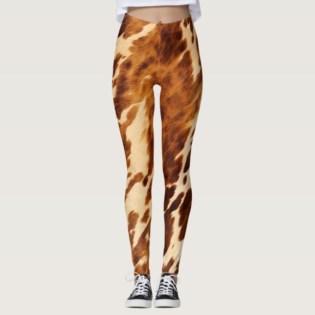 Legging Brown Cowhide (Frente)