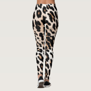 Legging Brown Cream Lepard