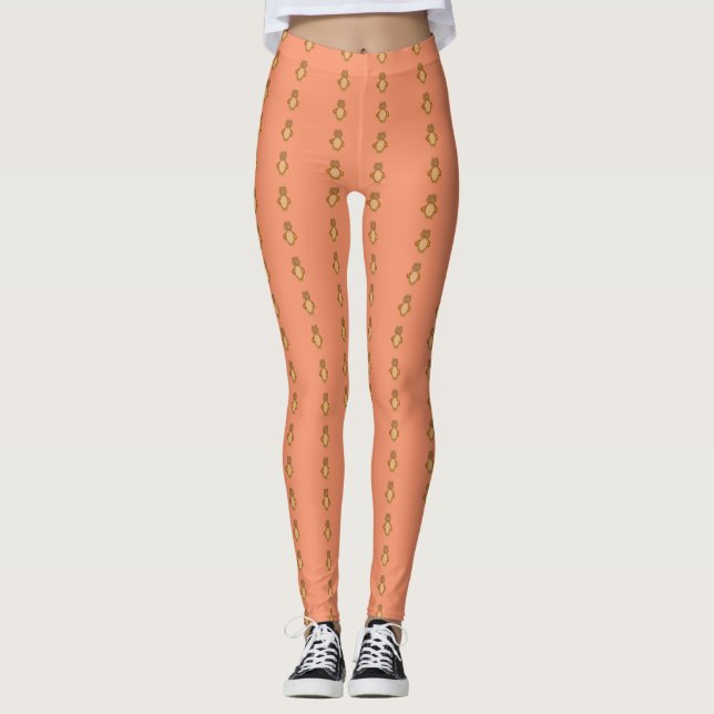 Legging Brown Woodland Owl (Frente)