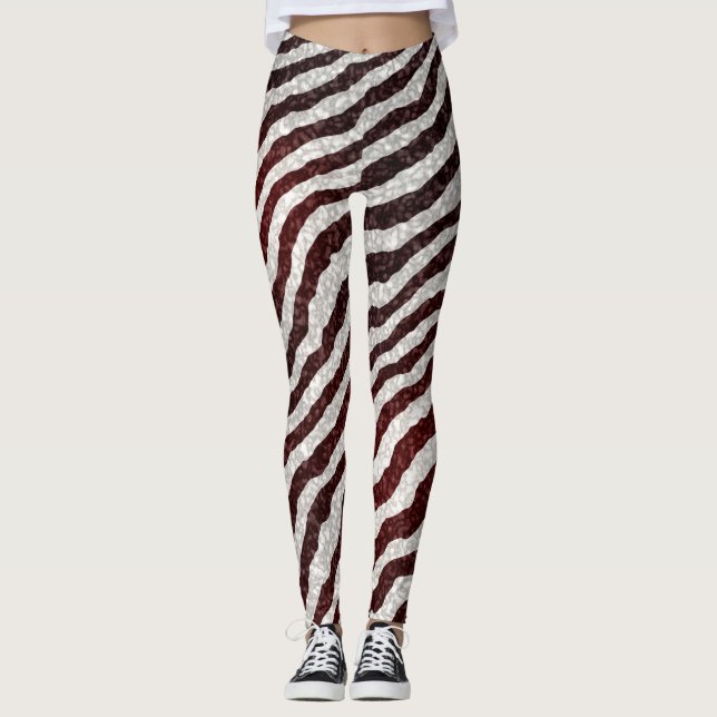 Legging Brown Zebra (Frente)
