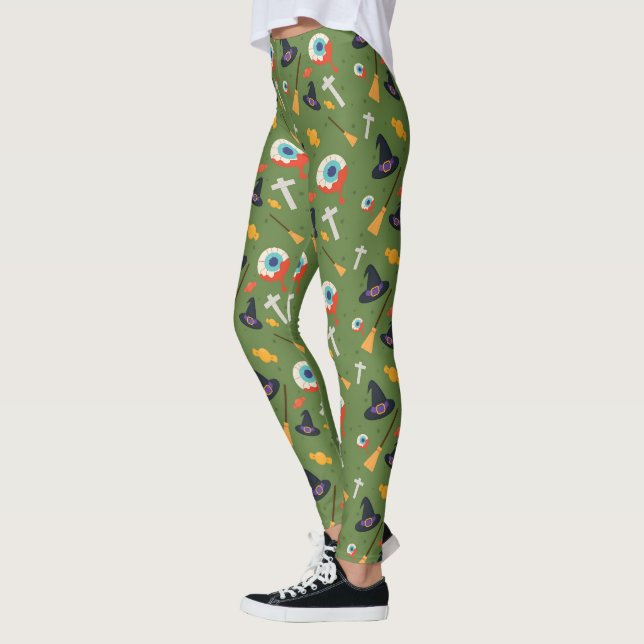Legging Bruxa Assustadora (Esquerda)