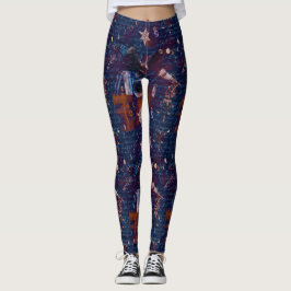 Legging Bruxa Euphemia Azul Escuro Feminino