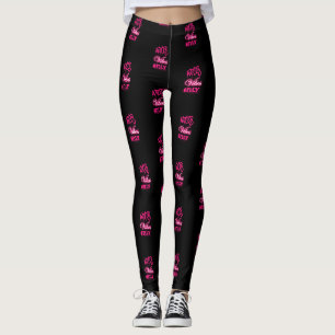 Legging bruxas cor-de-rosa, apenas a escritora halloween p