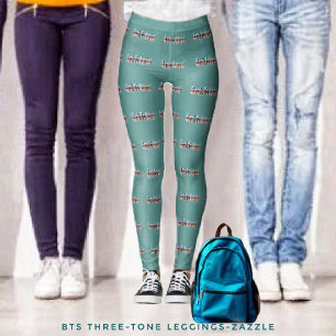 Legging BTS de três tonalidades