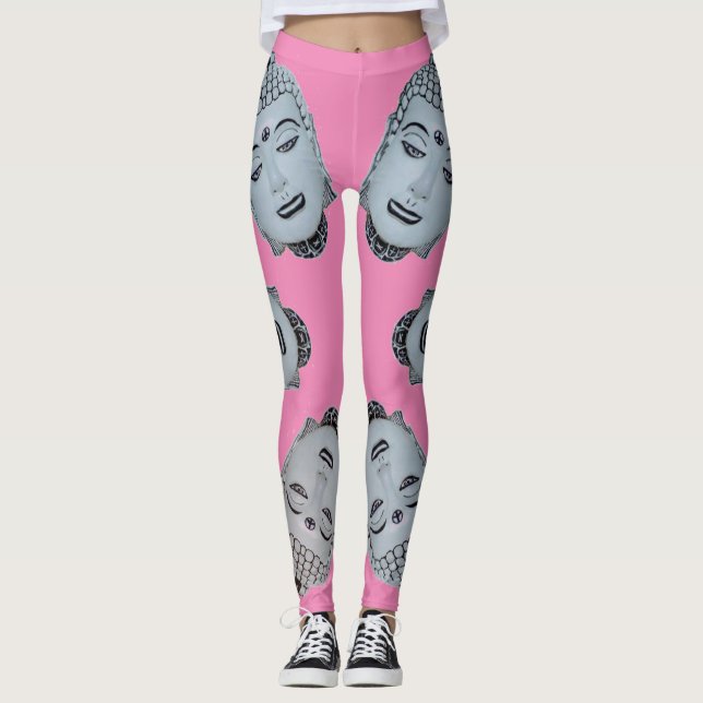 Legging Buda Rosa Quente (Frente)