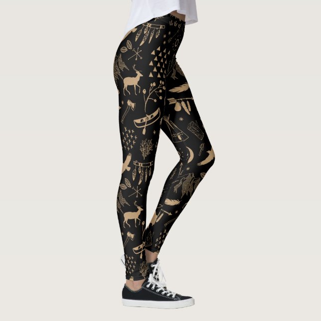 Legging Buffalo Adventures Pattern Kraft ID599 (Direita)