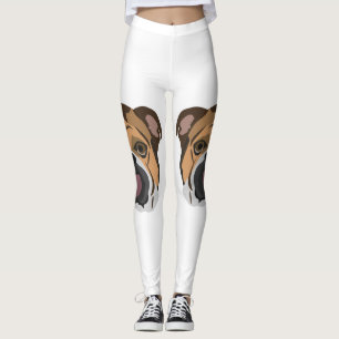Legging Buldogue do inglês da ilustração