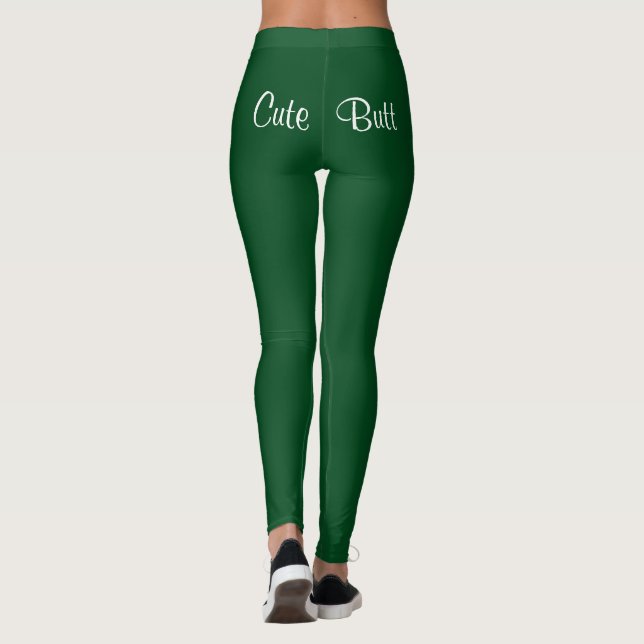 Legging Bumbum bonito 4Polly do dia de St Patrick (Verso)