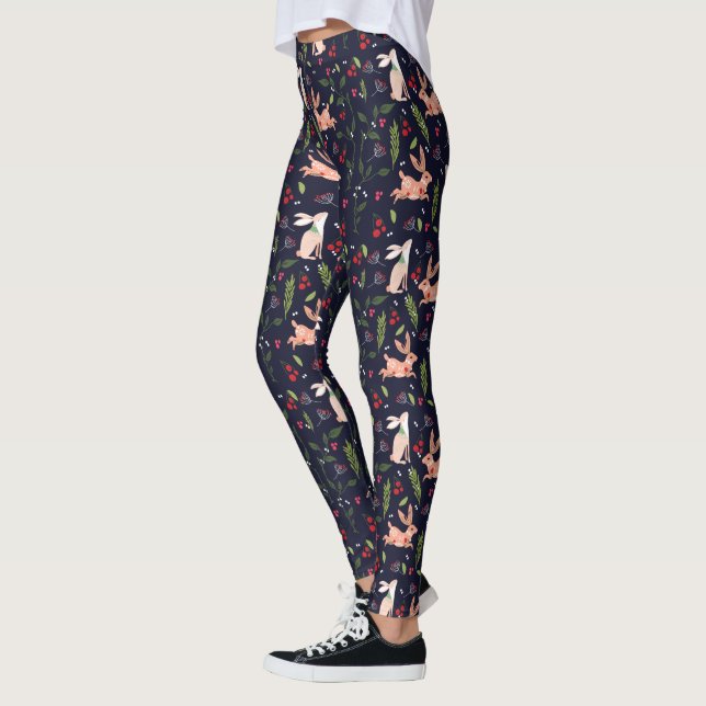 Legging Bunnies Folclóricos escandinavos (Esquerda)