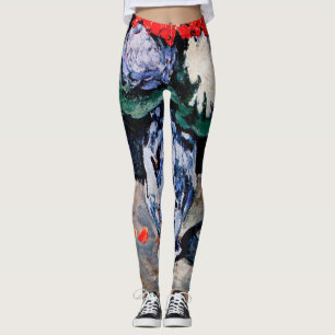 Legging Buquê com Little Delft, Paul Cezanne