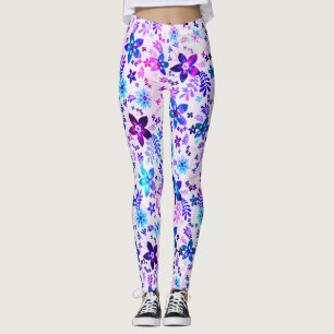 Legging Buquê primavera - Geométrico da Flor Edelweiss
