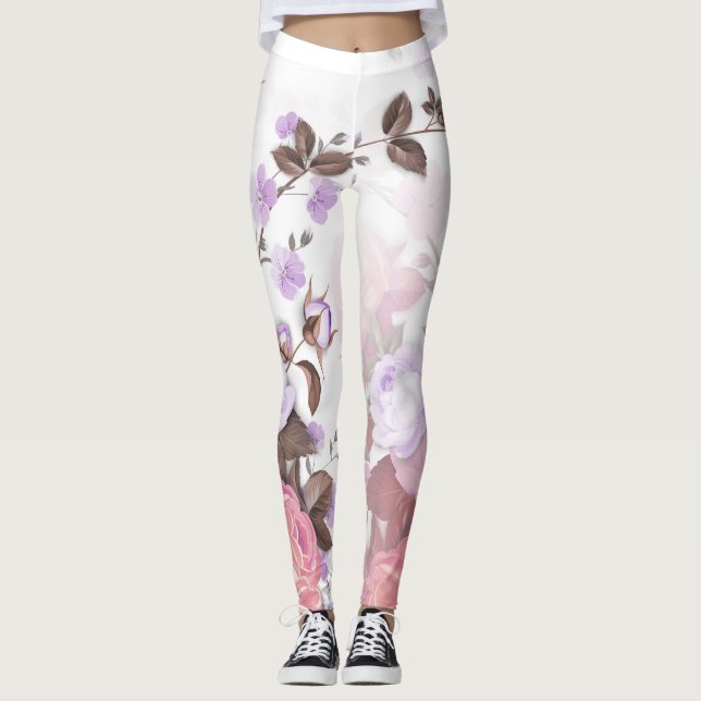 Legging Buquês dos Rosas 5 (Frente)
