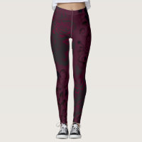Burgundy & Black Dark Garden Glamour Gótico