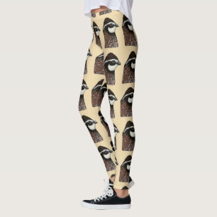 Legging Cabeça das codornizes