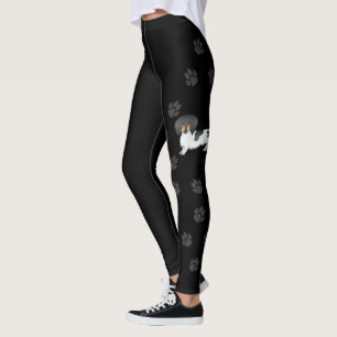 Legging Cabelo Comprido E Pata Pretos E Comprimidos