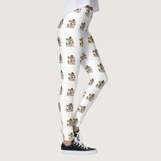 Legging Cabra Esqueleto Assustadoramente Fofa com Cartola 