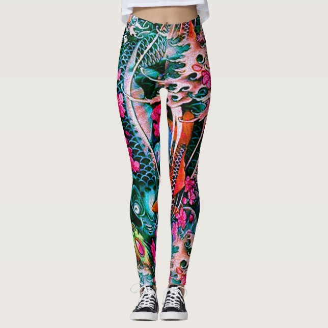 Legging Cachoeira de Koi (Frente)