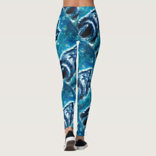 Legging Cachorrinho em azul