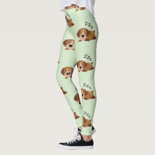 Legging Cachorro de Ponteiro Alemão Dormido Lover ZZZ
