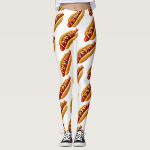 Legging Cachorro-quente do SlipperyJoe's com vibe de churr